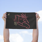 Here Cums the Bride Black | Mix & Match Soft Fun-Flirty Lovers’ Towels