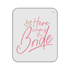 Here Cums the Bride | Mix Match Fun-Flirty Lovers’ Water-Resistant Blankets