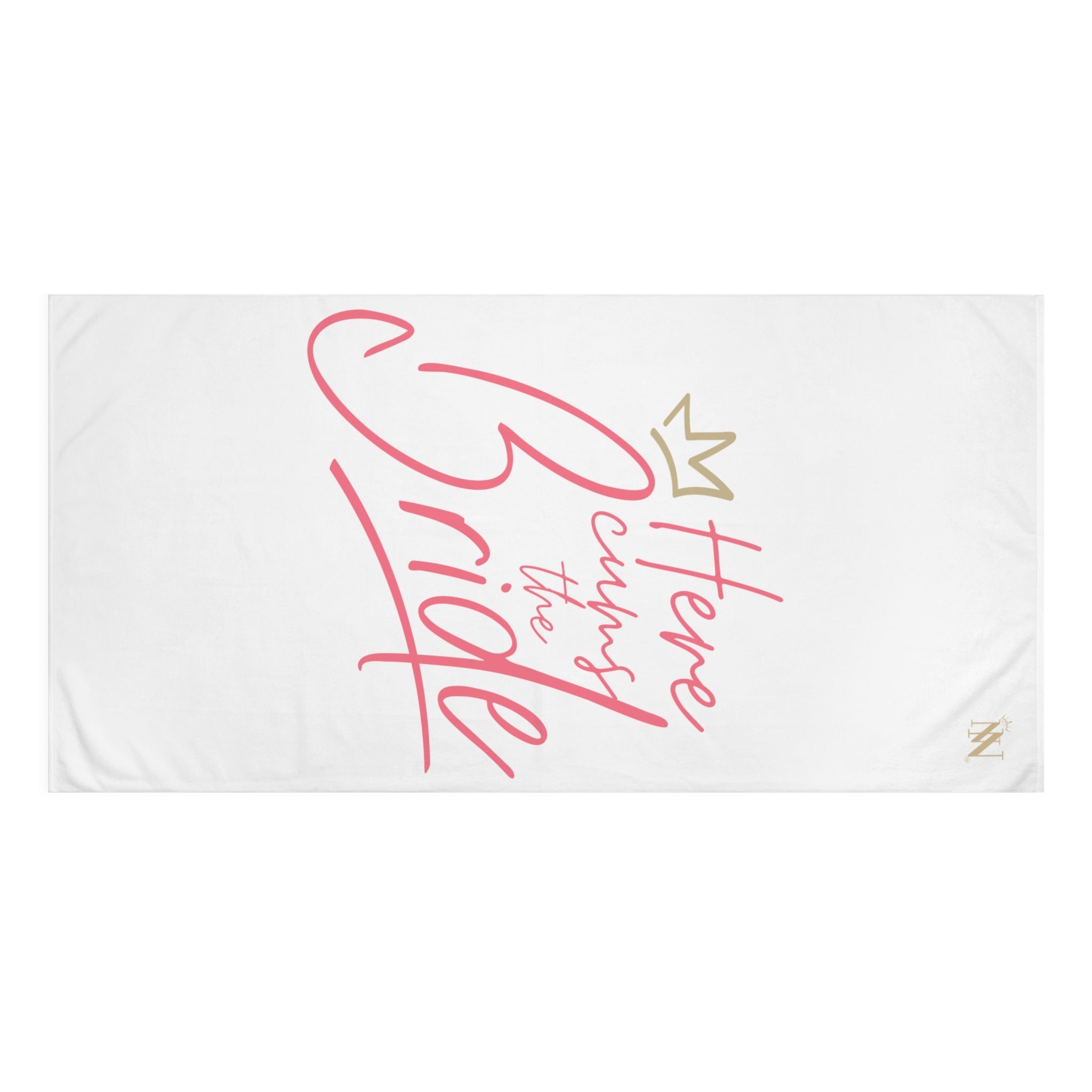 Here Cums the Bride | Mix & Match Naughty XL Fun-Flirty Lovers’ Towels