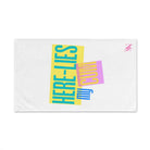 Here Lies My Cum | Mix & Match Original Fun-Flirty Lovers’ Towels