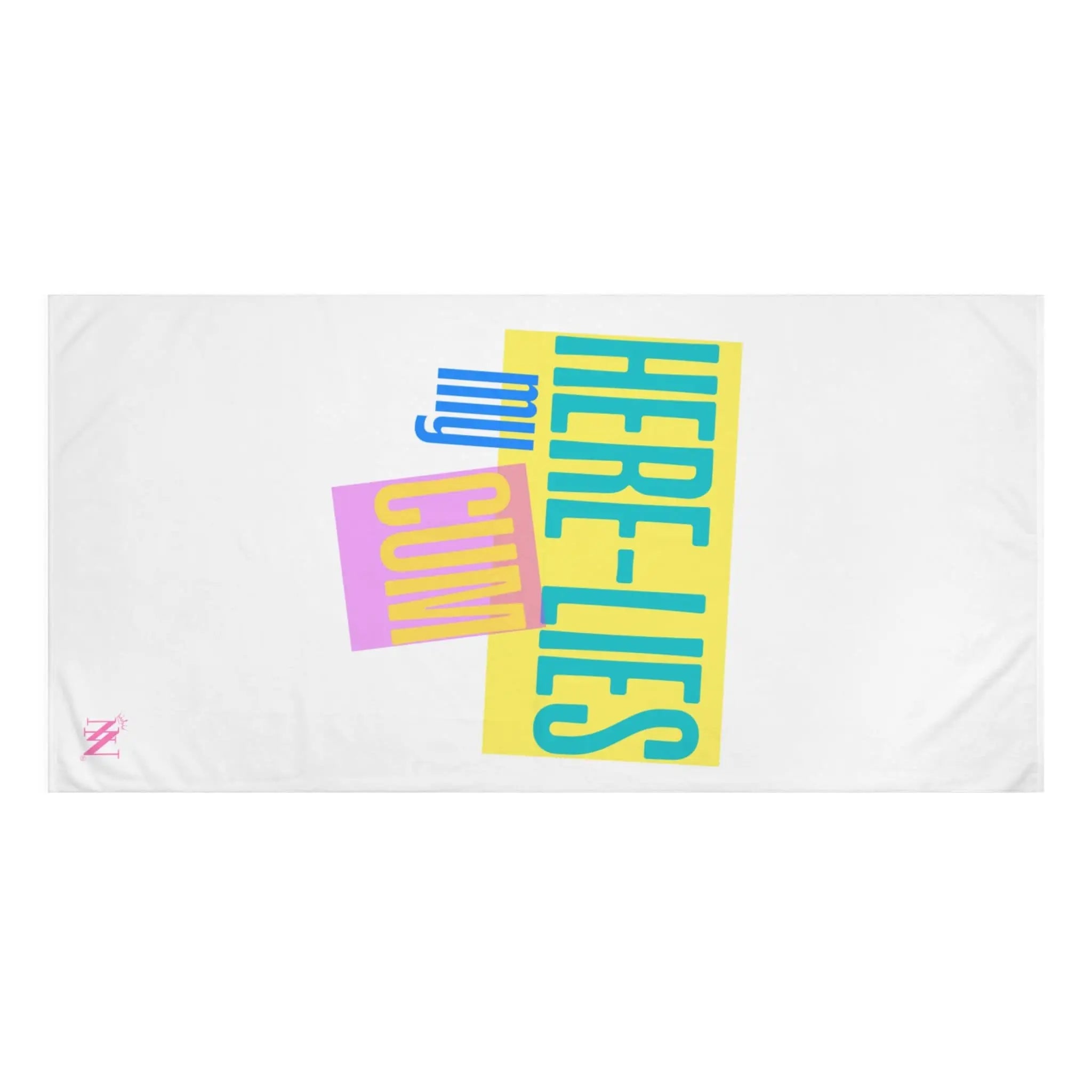 Here Lies My | Mix & Match Naughty XL Fun-Flirty Lovers’ Towels