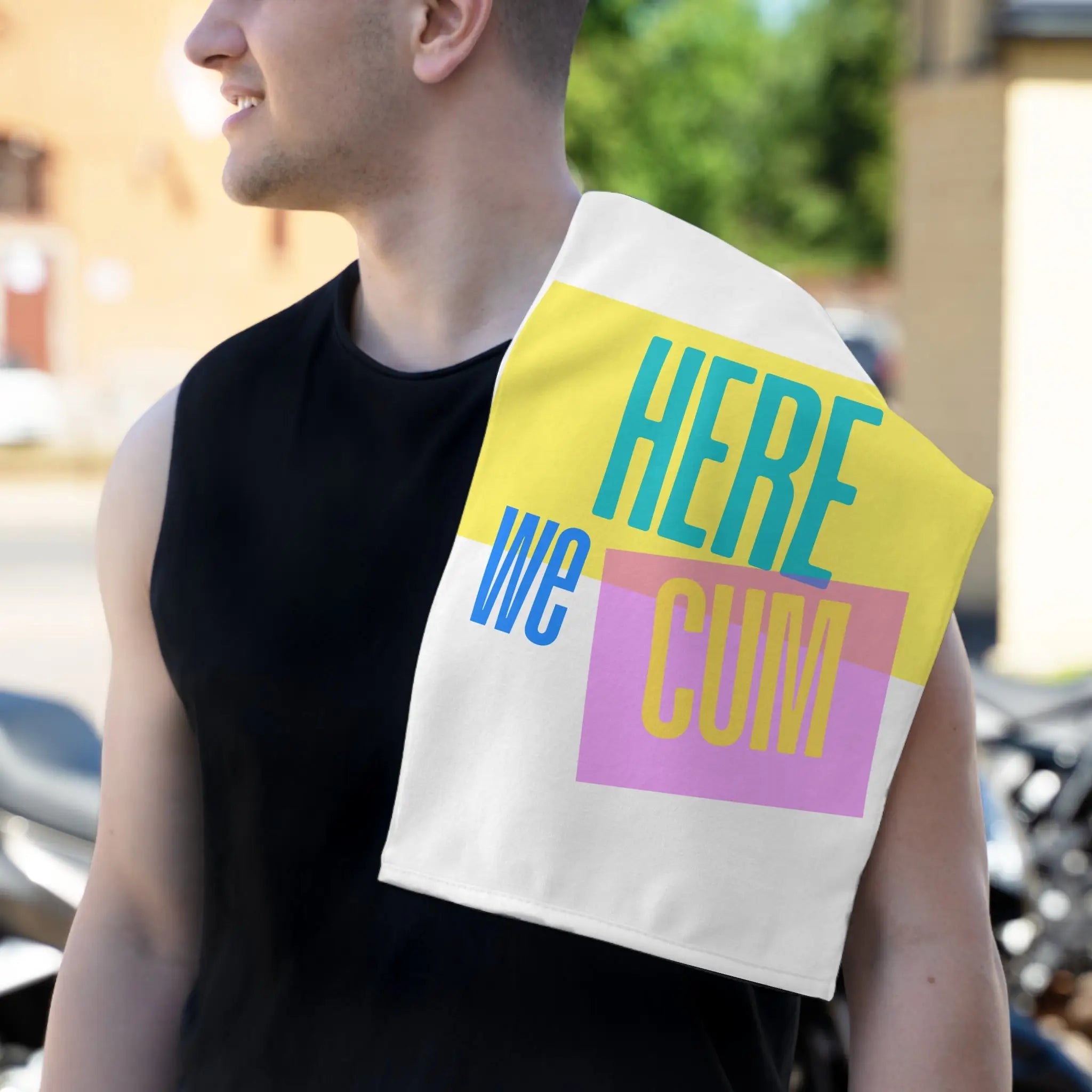 Here We Cum | Mix & Match Soft Fun-Flirty Lovers’ Towels