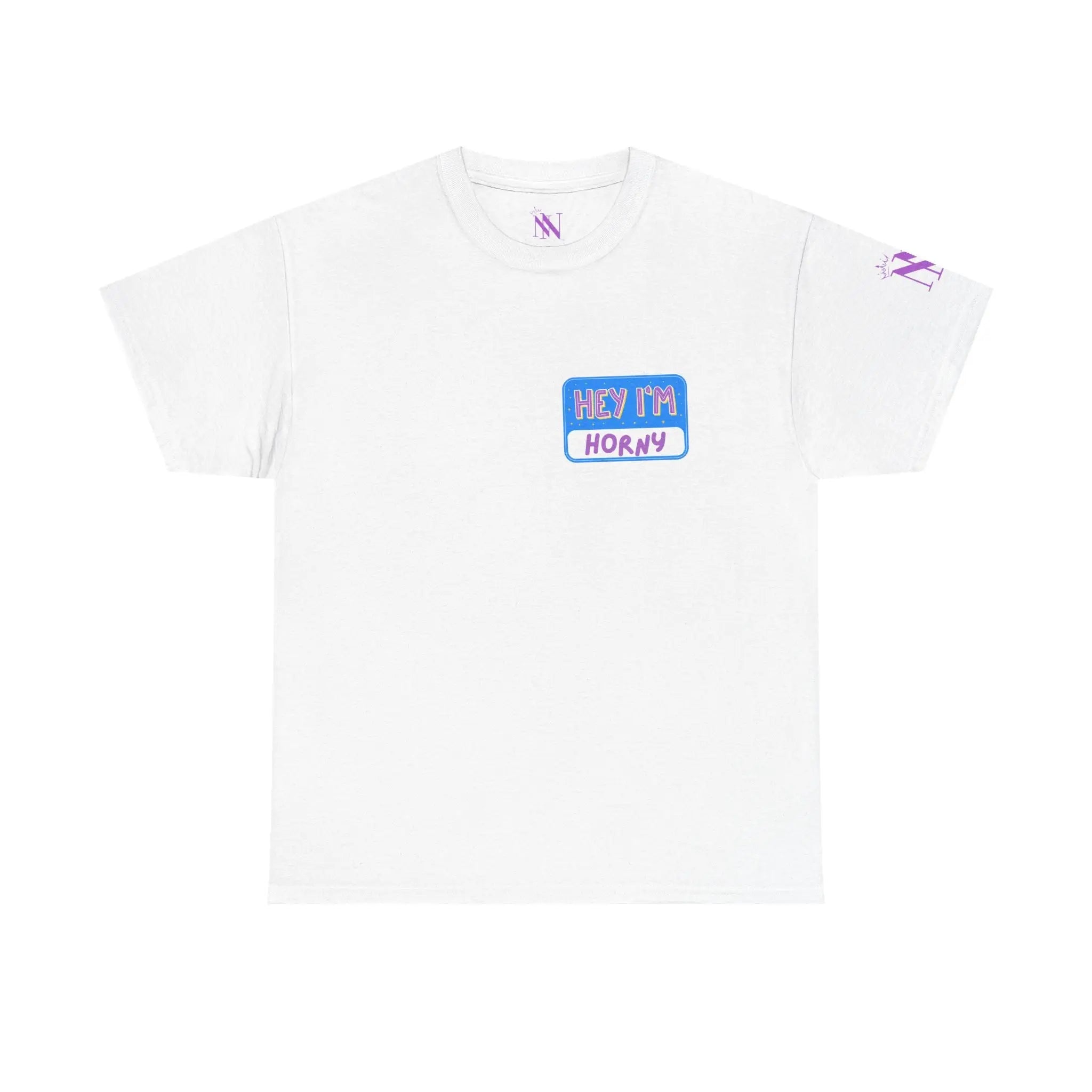 Hey I’m Horny | Mix & Match 100% Cotton Unisex Fun-Flirty Lovers’ Tees