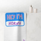Hey I’m Horny | Mix & Match Naughty XL Fun-Flirty Lovers’ Towels