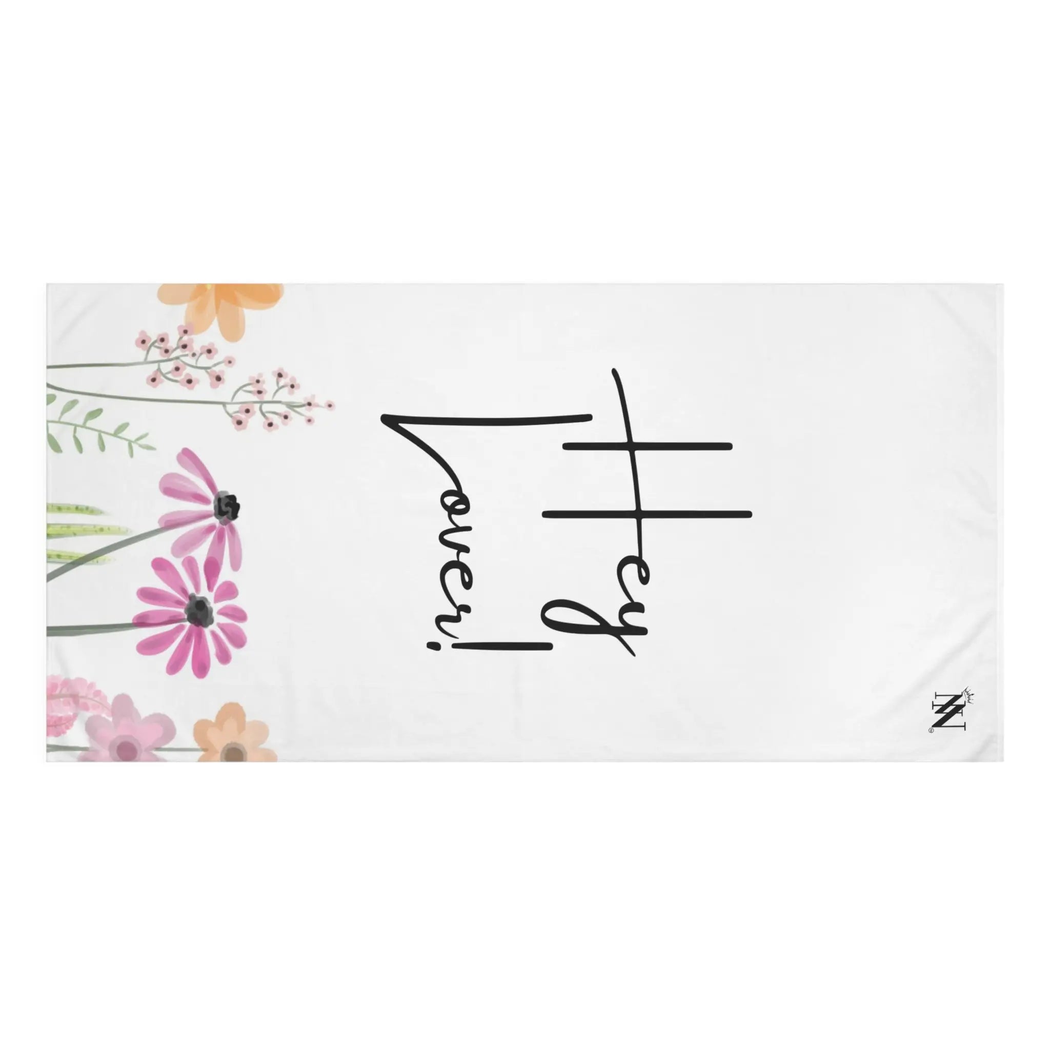 Hey Lover! Flowers | Mix & Match XL Fun-Flirty Lovers’ Towels