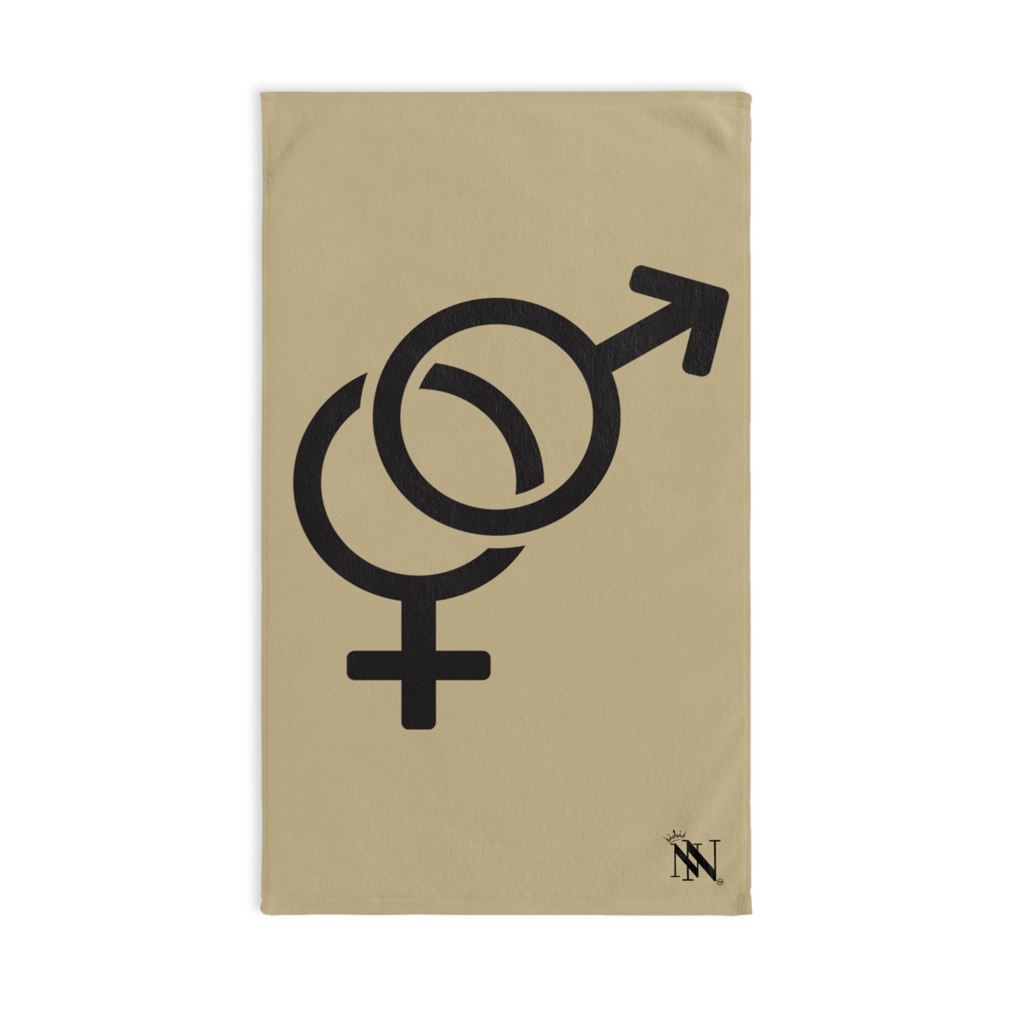 Him Her Gender Signs Gold | Mix & Match Original Fun-Flirty Lovers’ Towels