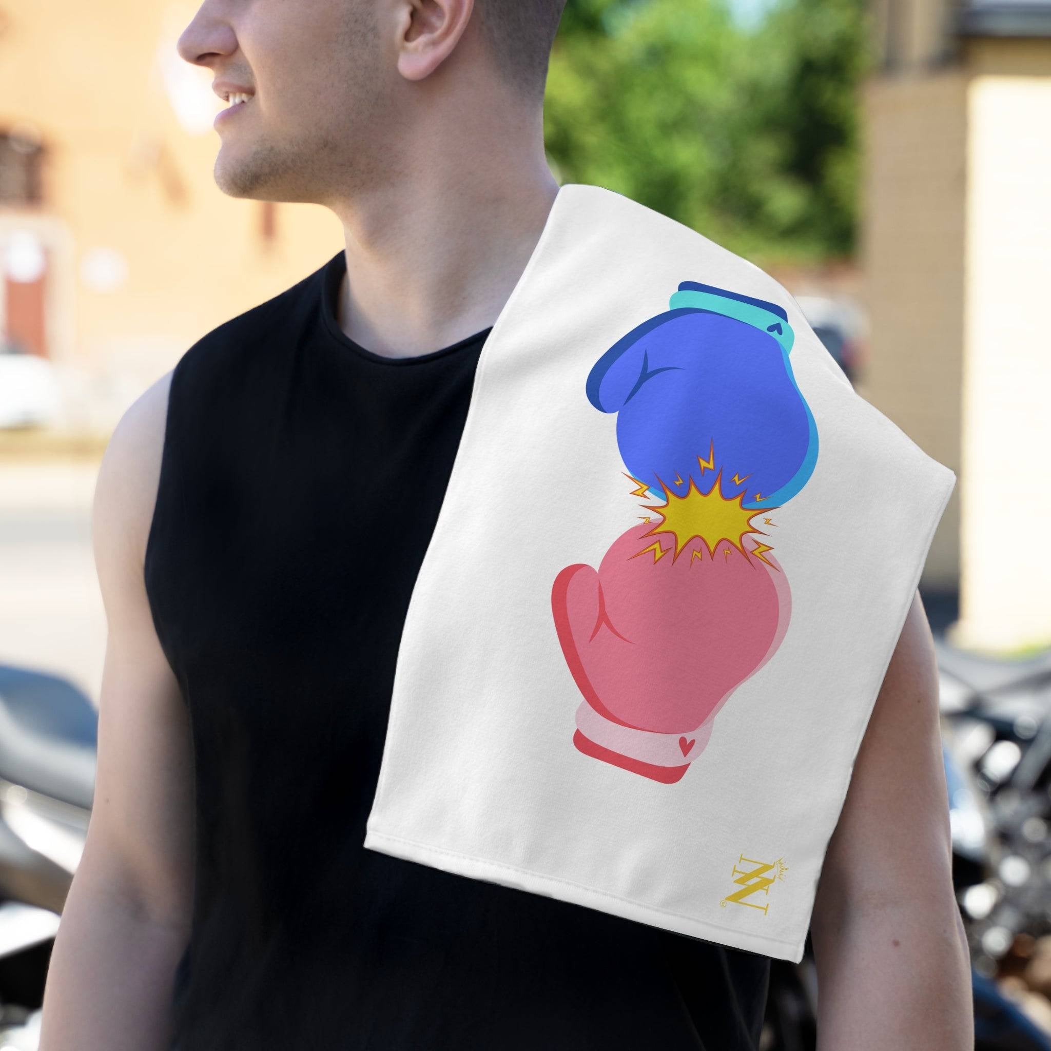 His Hers Boxing | Mix & Match Soft Fun-Flirty Lovers’ Towels