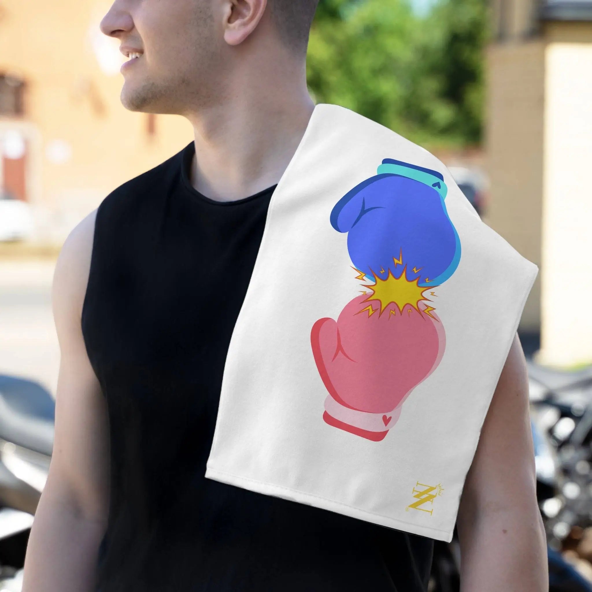 His Hers Boxing | Mix & Match Soft Fun-Flirty Lovers’ Towels