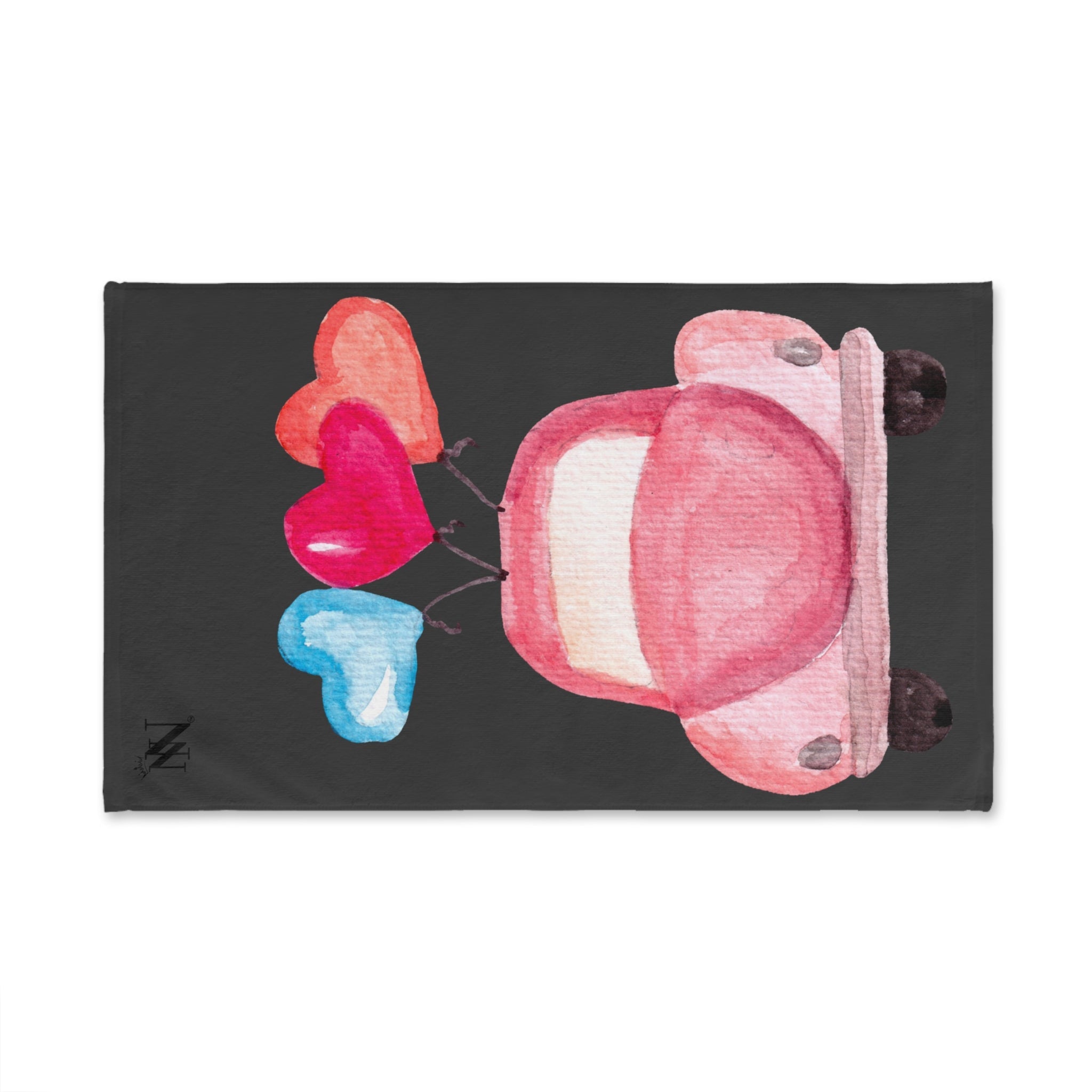 Honeymoon Car Dark Grey | Mix & Match Original Fun-Flirty Lovers’ Towels