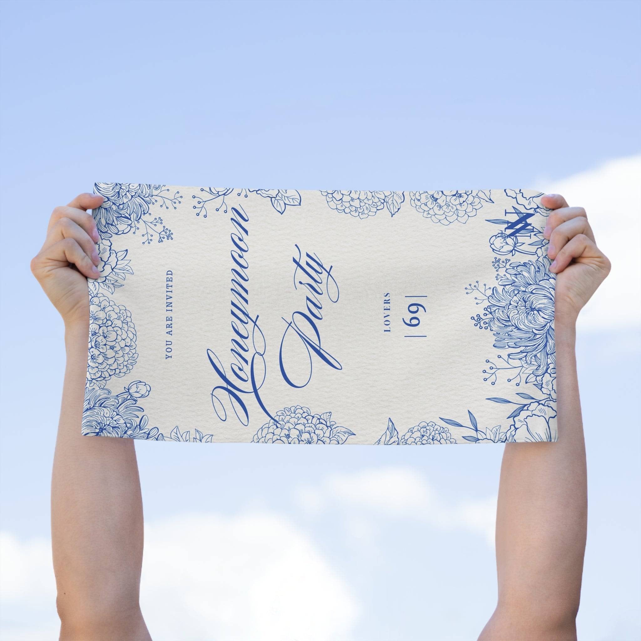 Honeymoon Party | Mix & Match Soft Fun-Flirty Lovers’ Towels