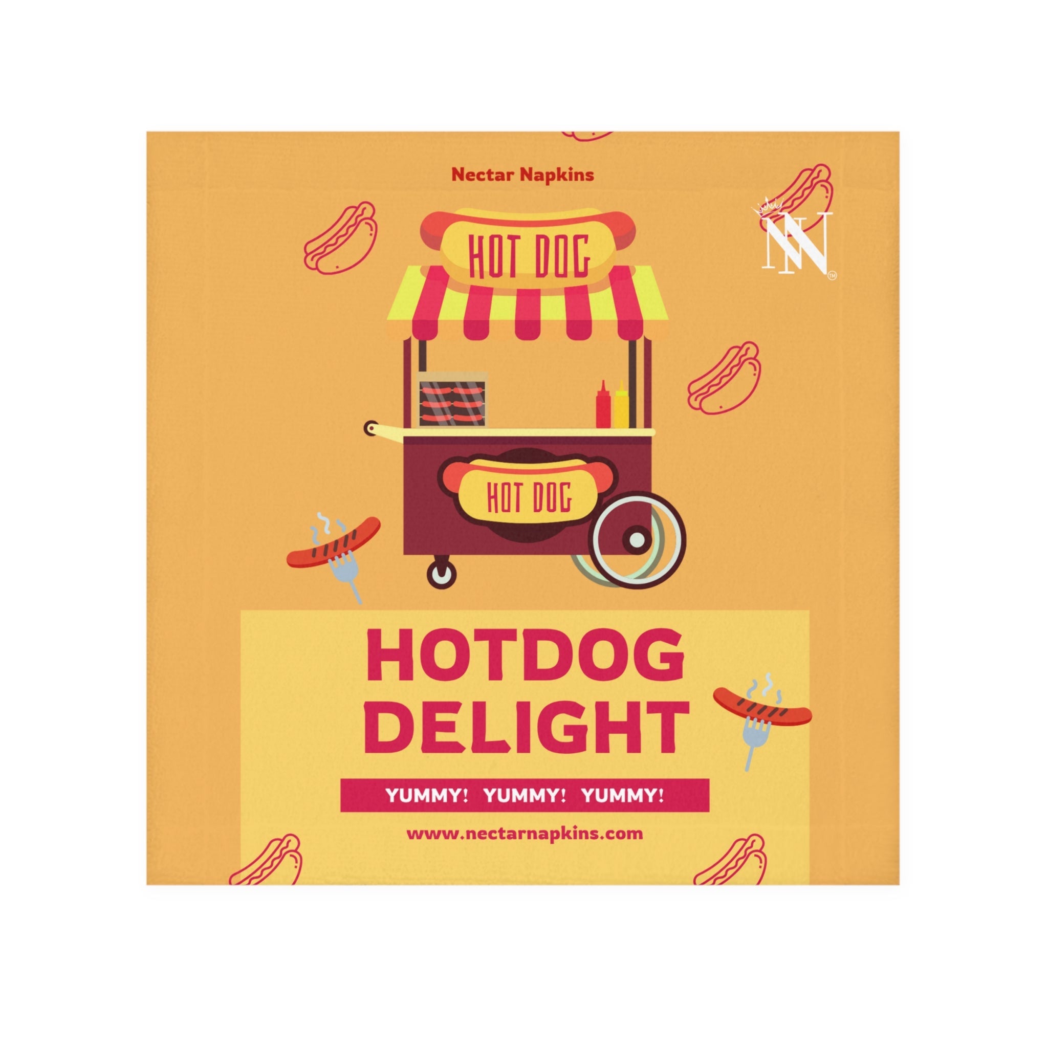 Hot Dog Delight | Mix & Match Lils’ Fun-Flirty Lovers’ Towels