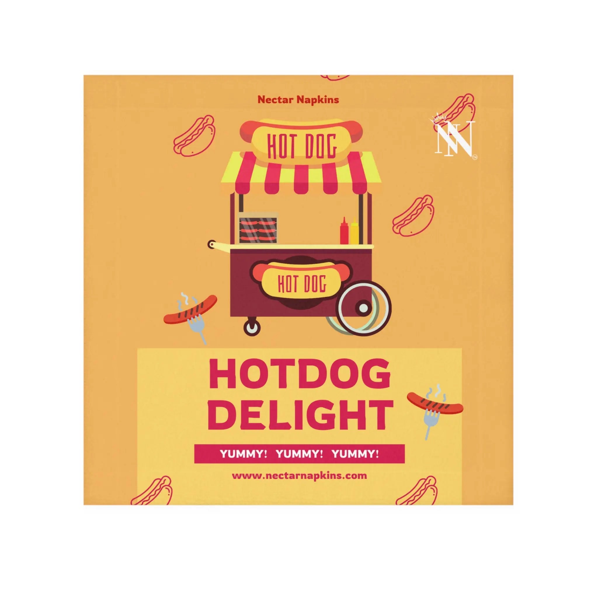 Hot Dog Delight | Mix & Match Lils’ Fun-Flirty Lovers’ Towels
