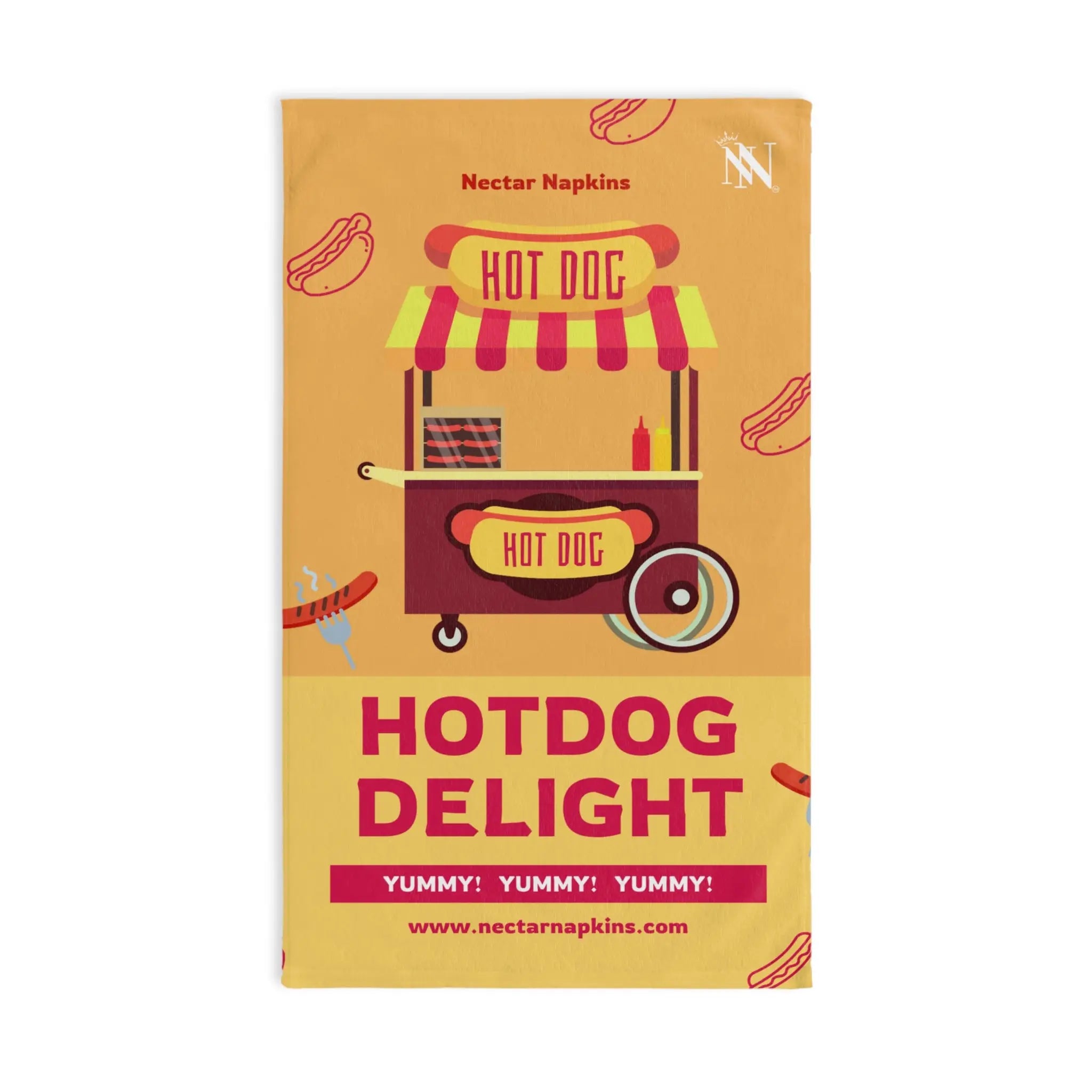 Hot Dog Delight | Mix & Match Original Fun-Flirty Lovers’ Towels