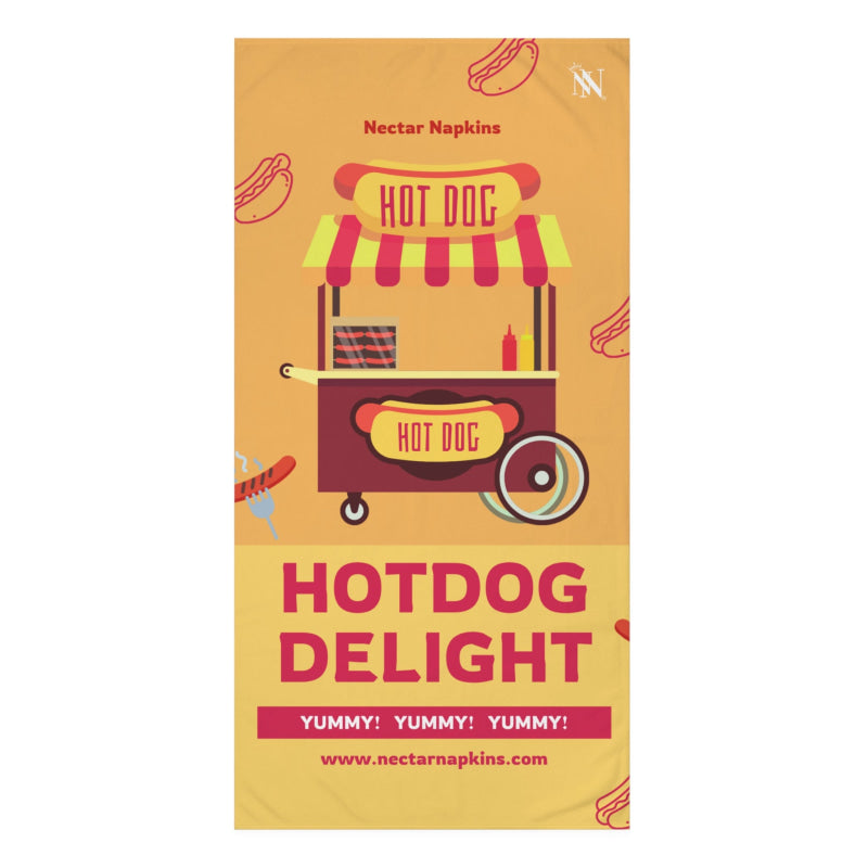 Hot Dog Delight | Mix & Match XL Fun-Flirty Lovers’ Towels