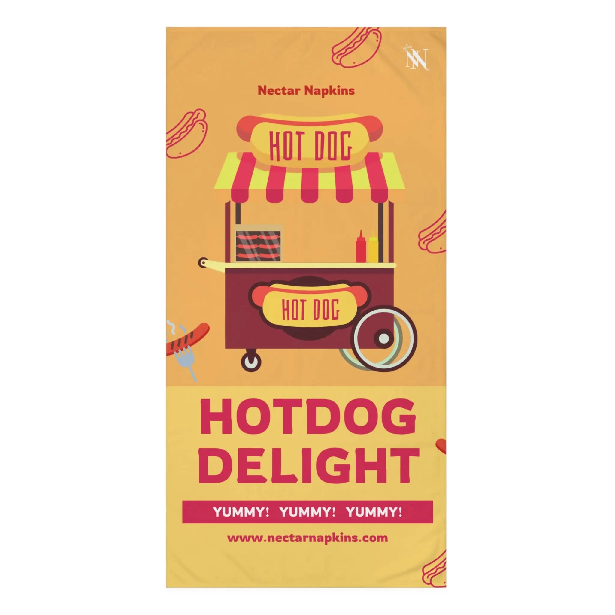 Hot Dog Delight | Mix & Match XL Fun-Flirty Lovers’ Towels