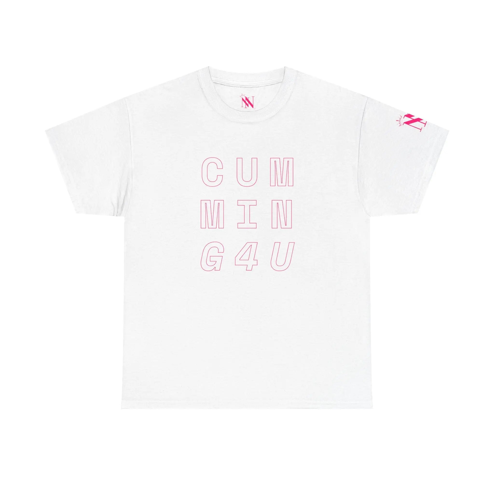 Hot Pink Cumming 4 U | Mix & Match 100% Cotton Unisex Fun-Flirty Lovers’ Tees