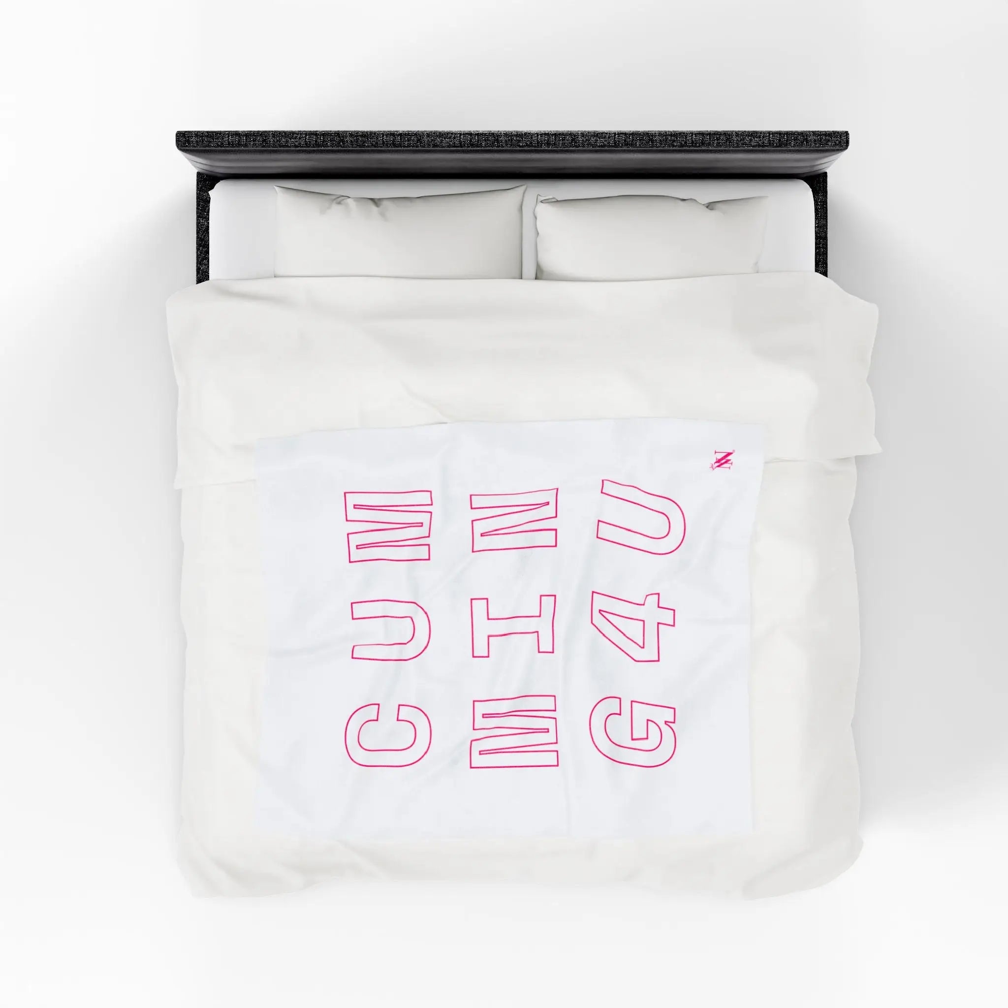 Hot Pink Cumming 4 U | Mix & Match Fun-Flirty Lovers’ Blankets