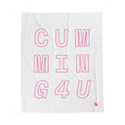 Hot Pink Cumming 4 U | Mix & Match Fun-Flirty Lovers’ Blankets