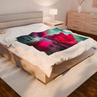 Hot Pink Tree Love | Mix & Match Velveteen Fun-Flirty Lovers’ Blankets