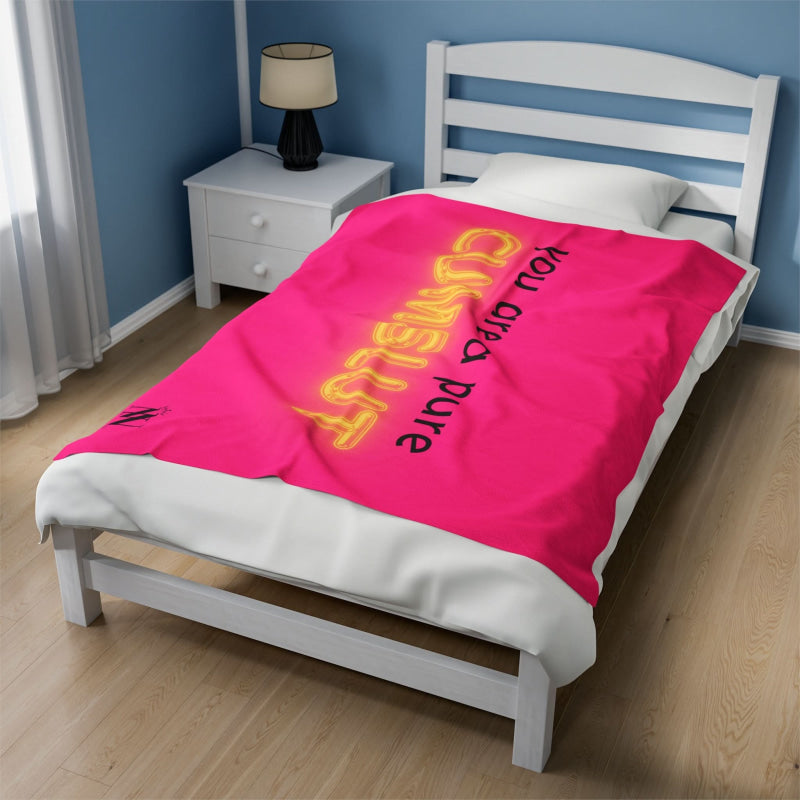 Hot Pure Cum Slut | Mix & Match Fun-Flirty Lovers’ Blankets