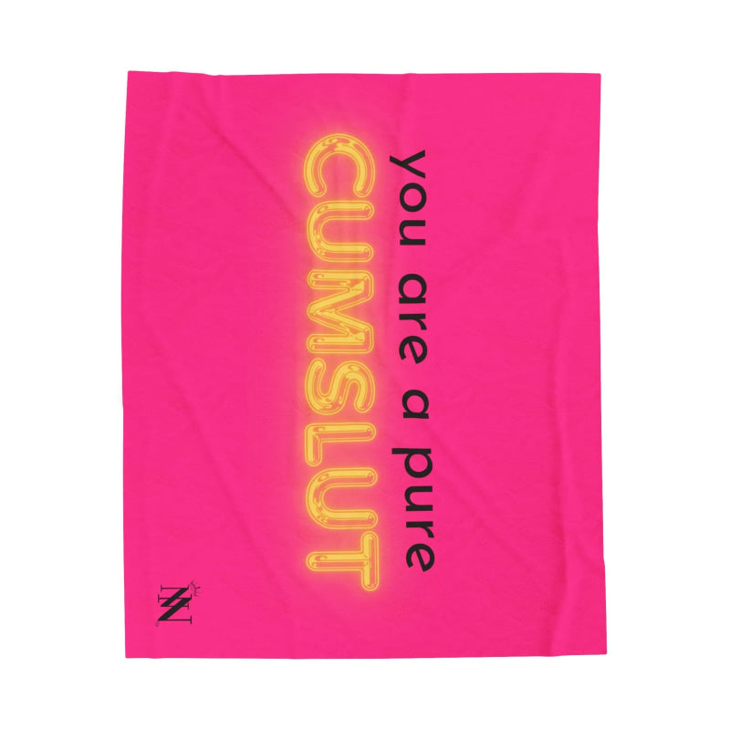 Hot Pure Cum Slut | Mix & Match Fun-Flirty Lovers’ Blankets