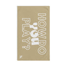 How Do You Play? Gold | Mix & Match Original Fun-Flirty Lovers’ Towels