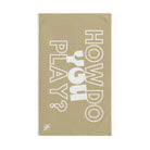 How Do You Play? Gold | Mix & Match Original Fun-Flirty Lovers’ Towels