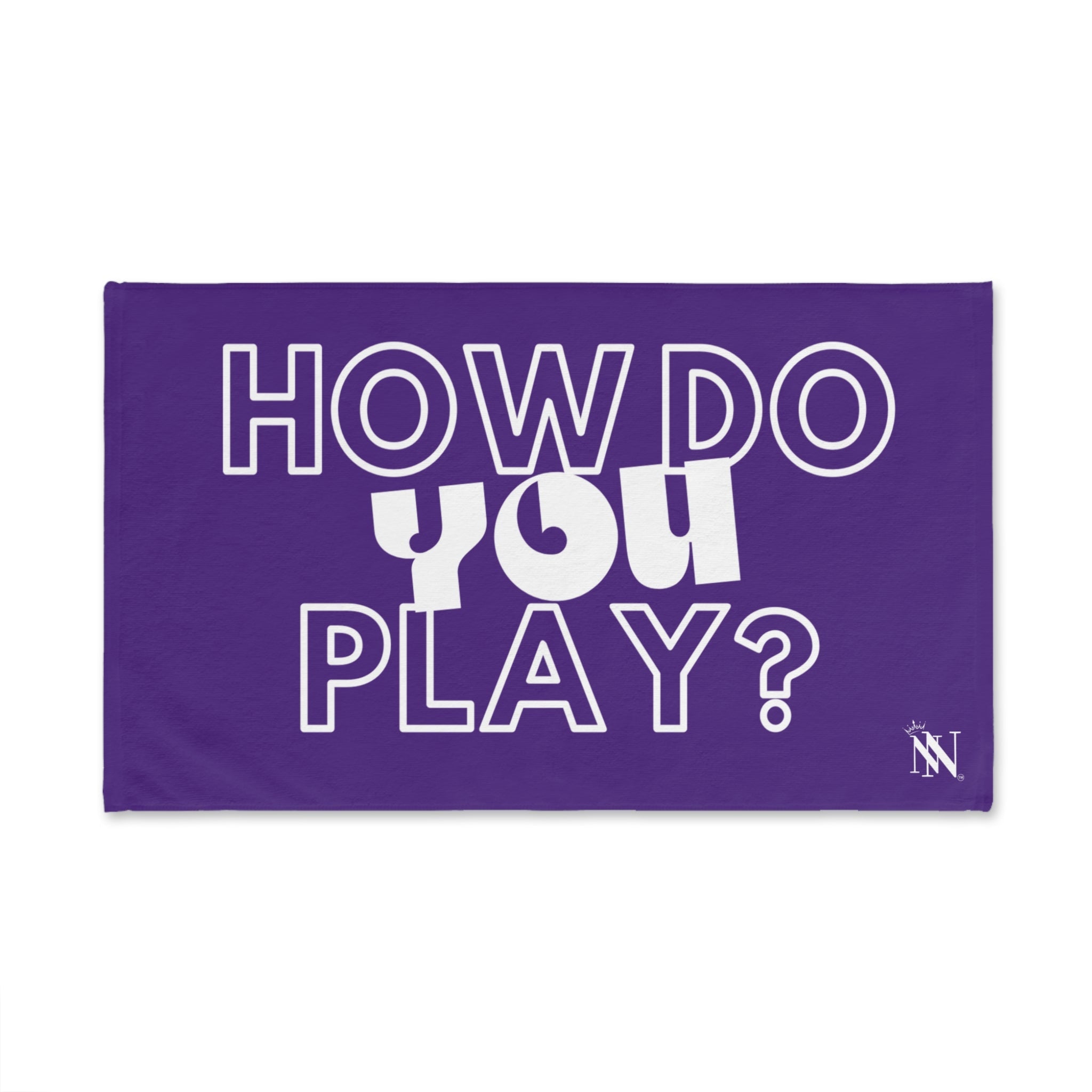 How Do You Play? Purple | Mix & Match Original Fun-Flirty Lovers’ Towels