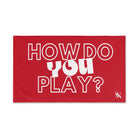 How Do You Play? Red | Mix & Match Original Fun-Flirty Lovers’ Towels