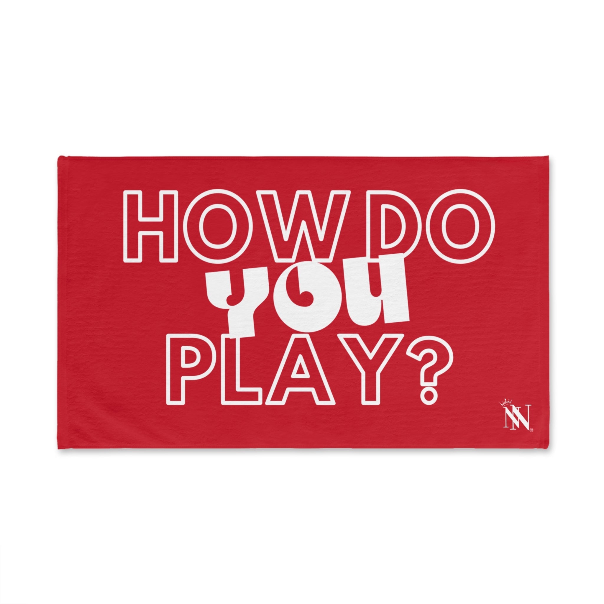 How Do You Play? Red | Mix & Match Original Fun-Flirty Lovers’ Towels
