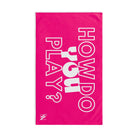 How Do You Play? Signature Pink | Mix & Match Original Fun-Flirty Lovers’ Towels