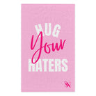Hug Your Haters Light Pink | Mix & Match Soft Fun-Flirty Lovers’ Towels