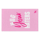Hug Your Haters Light Pink | Mix & Match Soft Fun-Flirty Lovers’ Towels