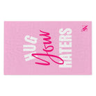 Hug Your Haters Light Pink | Mix & Match Soft Fun-Flirty Lovers’ Towels