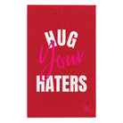Hug Your Haters Red | Mix & Match Soft Fun-Flirty Lovers’ Towels