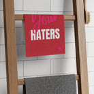 Hug Your Haters Red | Mix & Match Soft Fun-Flirty Lovers’ Towels