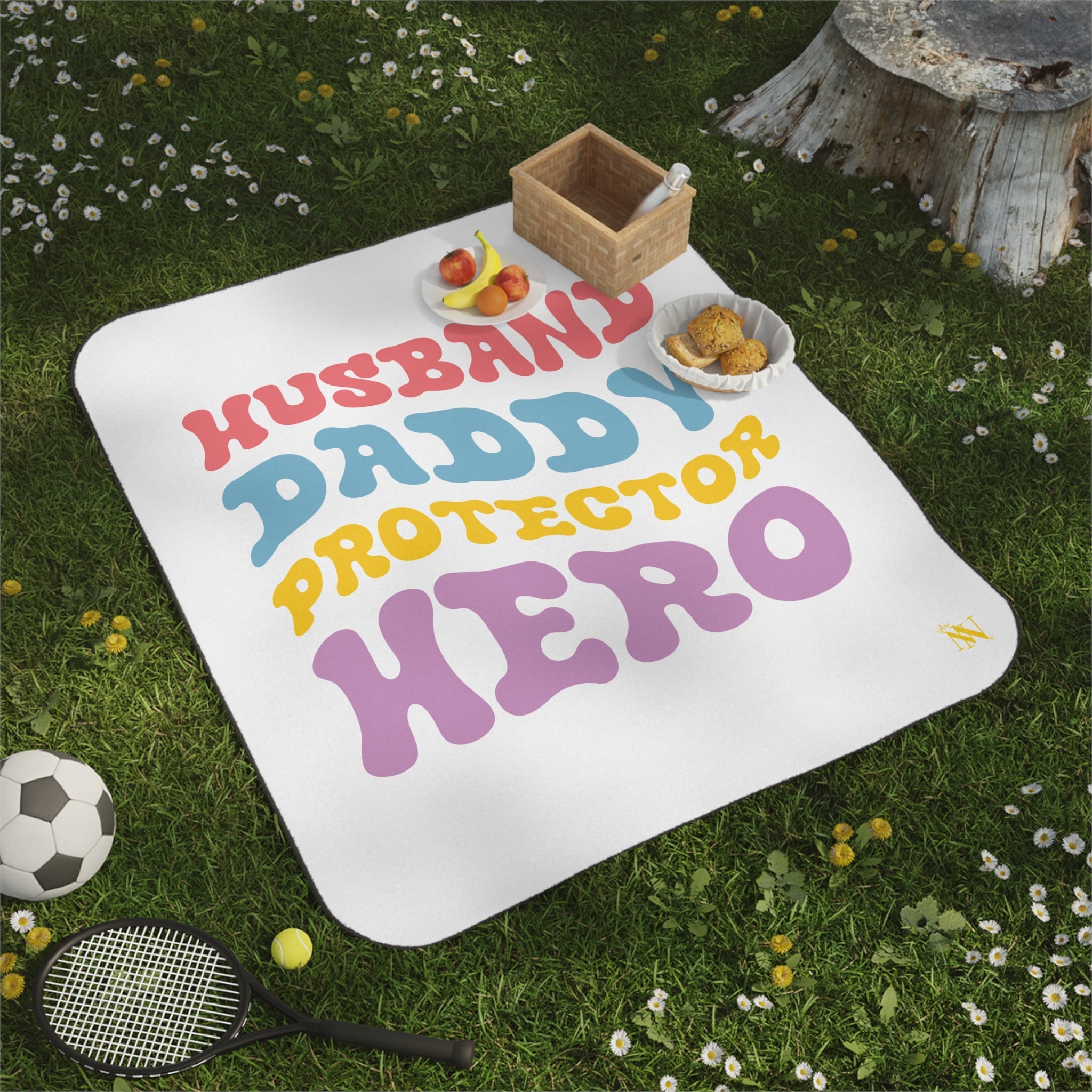 Husband Daddy Protector Hero | Mix Match Fun-Flirty Lovers’ Water-Resistant Blankets