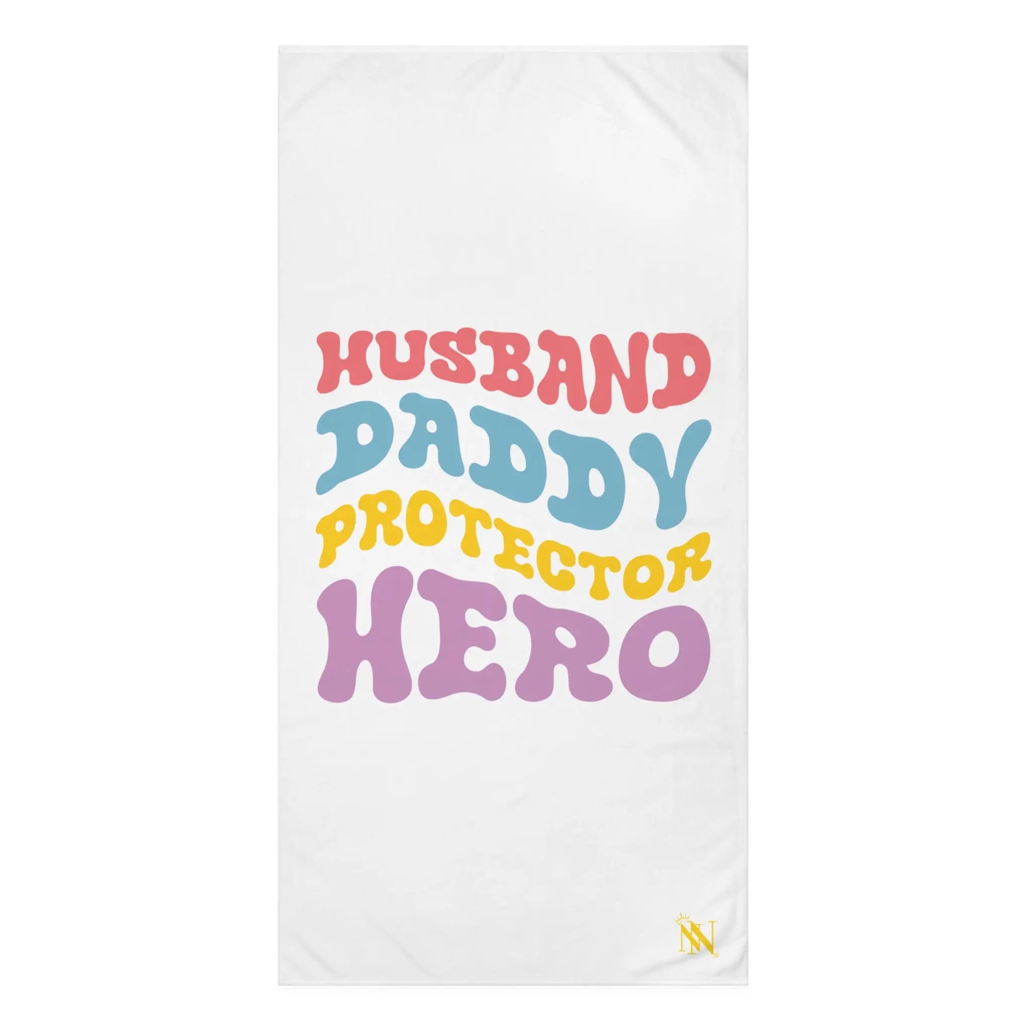 Husband Daddy Protector Hero | Mix & Match XL Fun-Flirty Lovers’ Towels