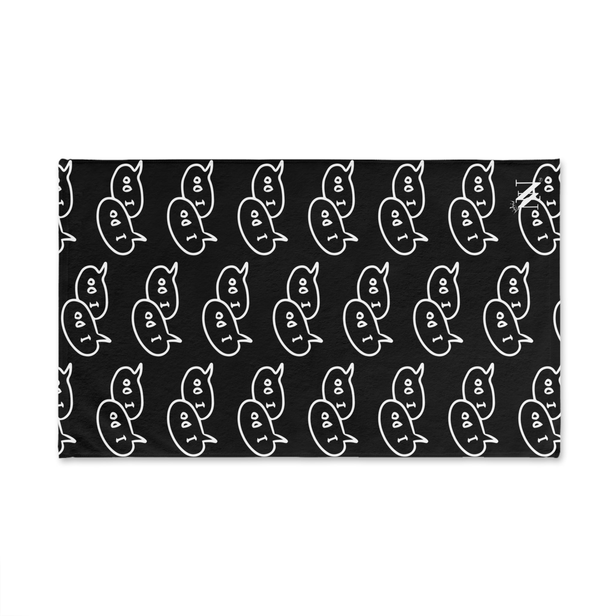 I Do I Do! Pattern Black | Mix & Match Original Fun-Flirty Lovers’ Towels