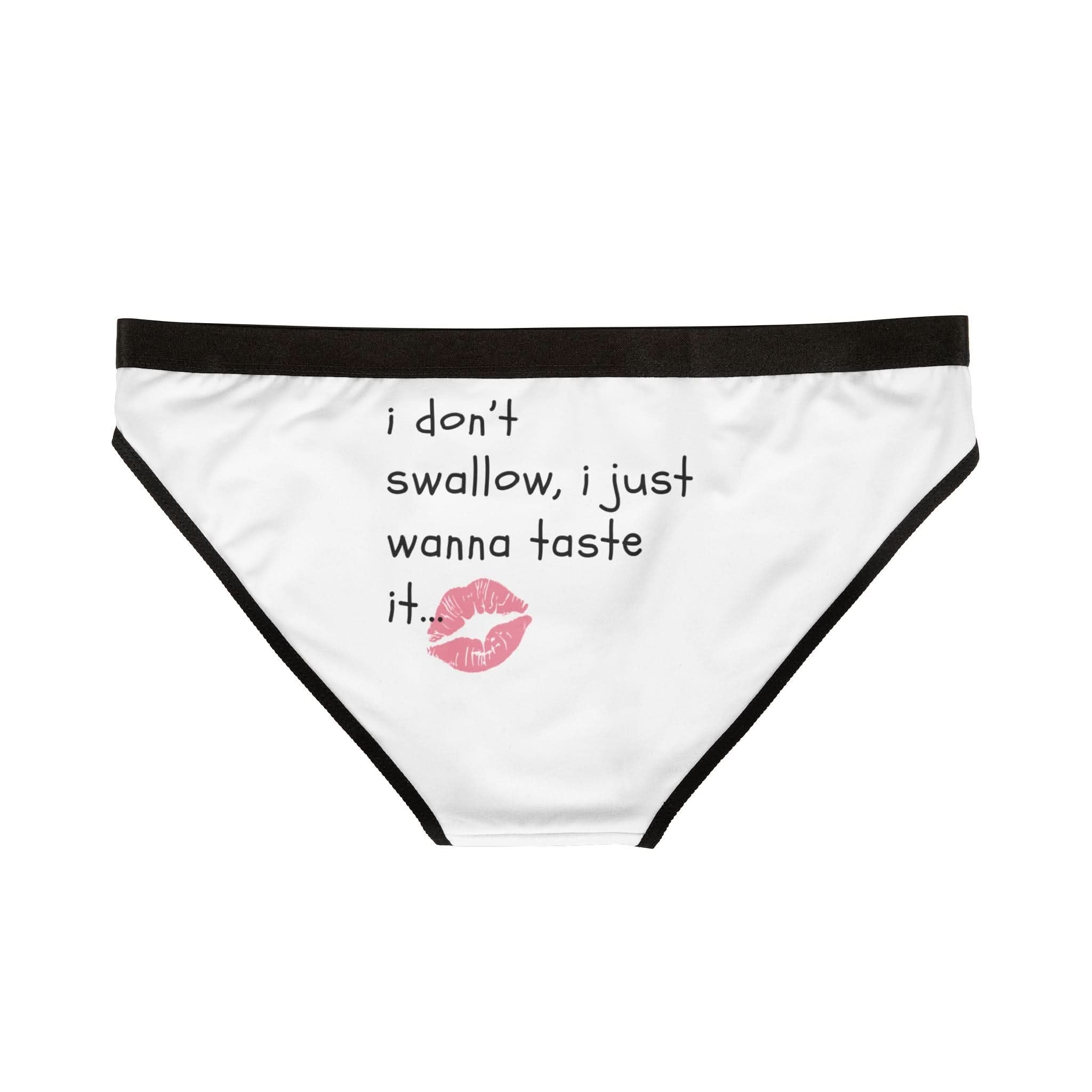 I Don’t Swallow | Mix & Match Women’s Fun-Flirty Lovers’ Panties