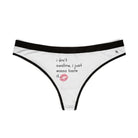 I Don’t Swallow | Mix & Match Women’s Fun-Flirty Lovers’ Thongs