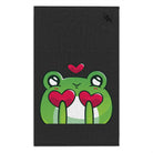 I Froggin’ Love You! Dark Grey | Mix & Match Soft Fun-Flirty Lovers’ Towels