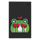I Froggin’ Love You! Dark Grey | Mix & Match Soft Fun-Flirty Lovers’ Towels