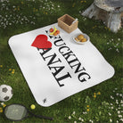 I Fucking Love Anal | Mix Match Fun-Flirty Lovers’ Water-Resistant Blankets