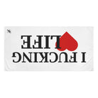 I Fucking Love Life | Mix & Match XL Fun-Flirty Lovers’ Towels