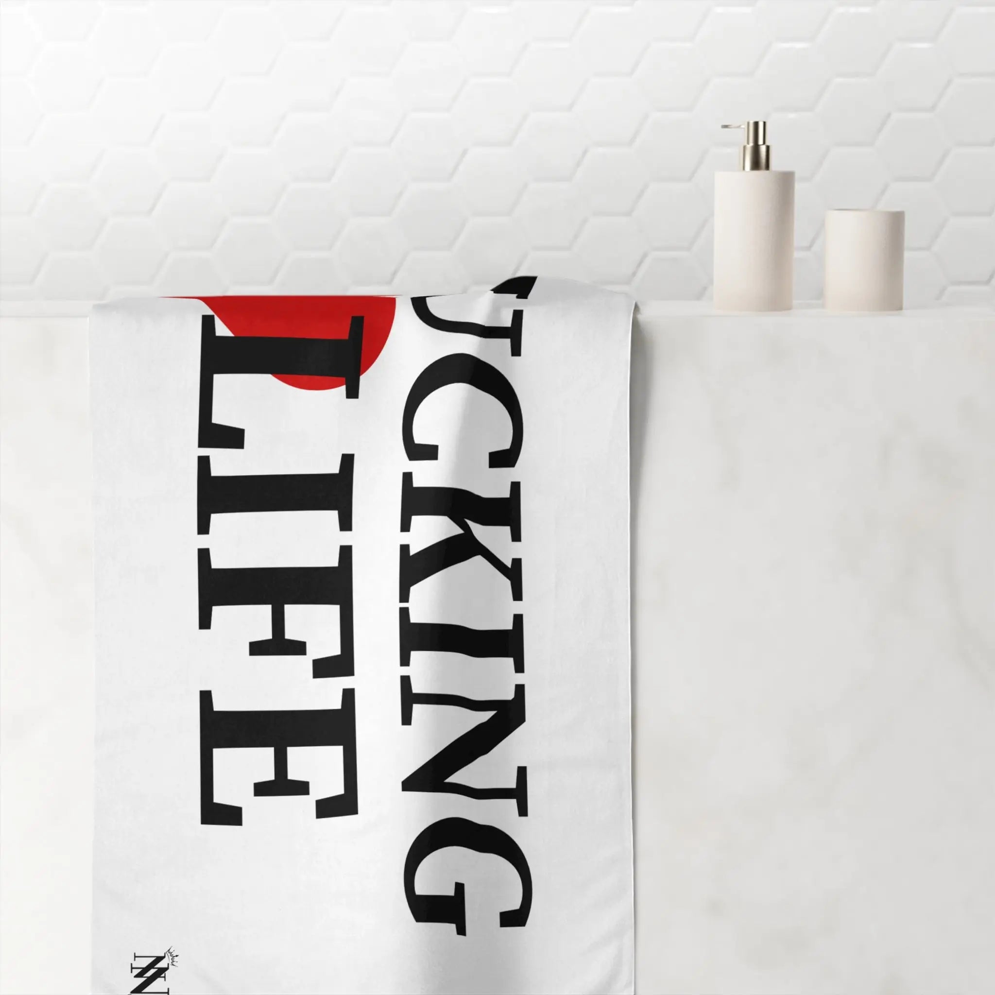 I Fucking Love Life | Mix & Match XL Fun-Flirty Lovers’ Towels
