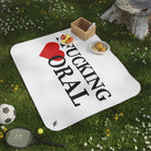 I Fucking Love Oral | Mix Match Fun-Flirty Lovers’ Water-Resistant Blankets