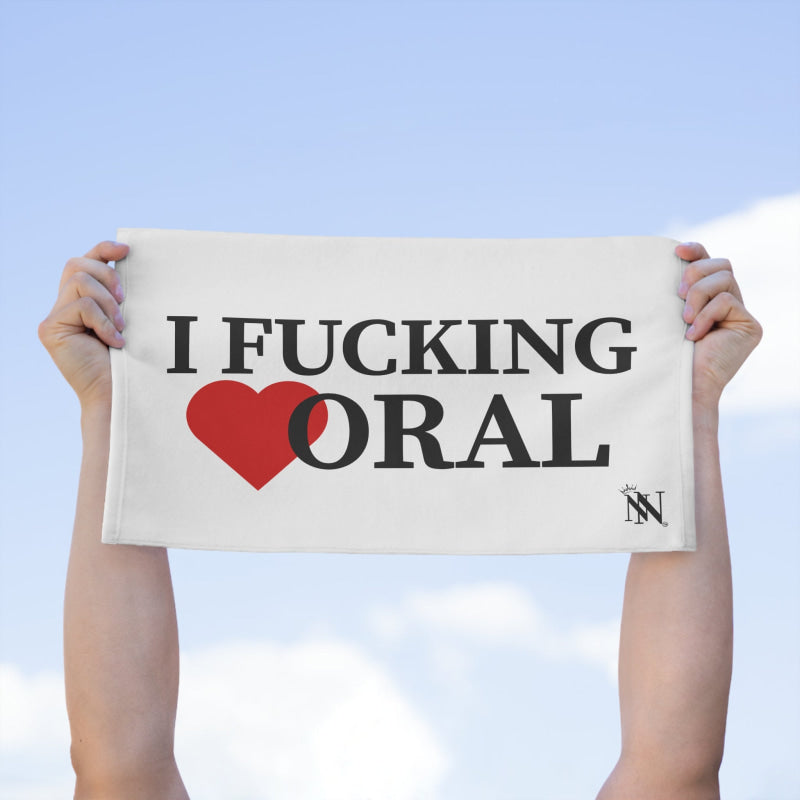 I Fucking Love Oral | Mix & Match Soft Fun-Flirty Lovers’ Towels