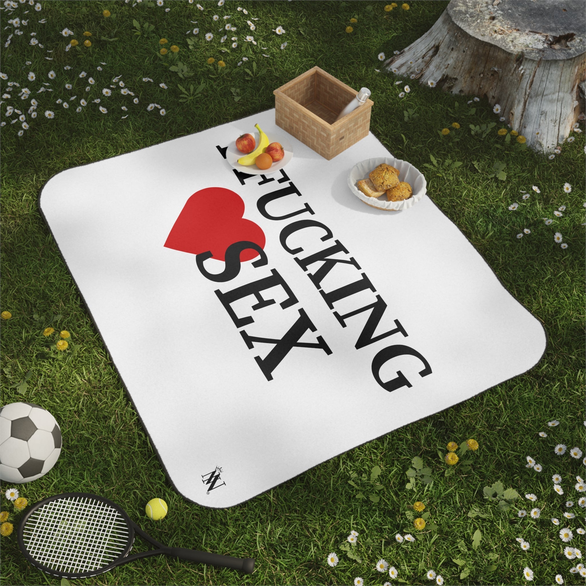 I Fucking Love Sex | Mix Match Fun-Flirty Lovers’ Water-Resistant Blankets
