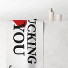 I Fucking Love You | Mix & Match XL Fun-Flirty Lovers’ Towels